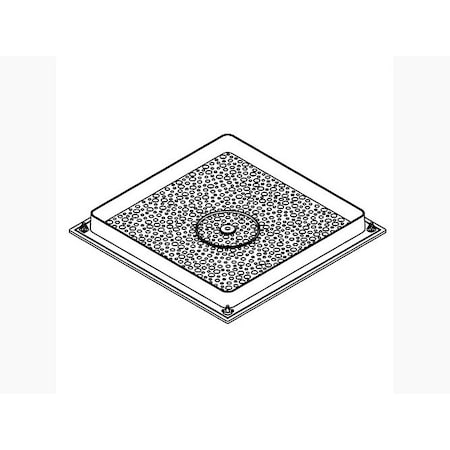Kohler Ass'Y, Rain Panel, White 2.5 Gpm 1381242